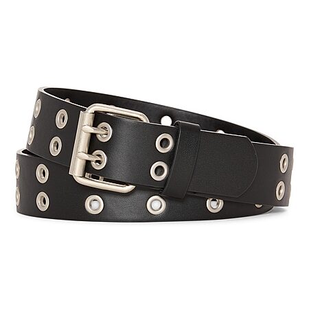 a.n.a 37mm Double Grommet Womens Belt, Color: Black - JCPenney