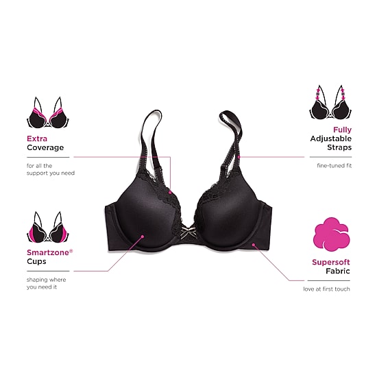 Maidenform Comfort Devotion Underwire T-Shirt Full Coverage Bra-9404