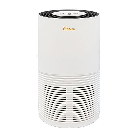 Crane True HEPA Air Purifier With Germicidal UV Light, 300 Sq Ft. Coverage, Premium
