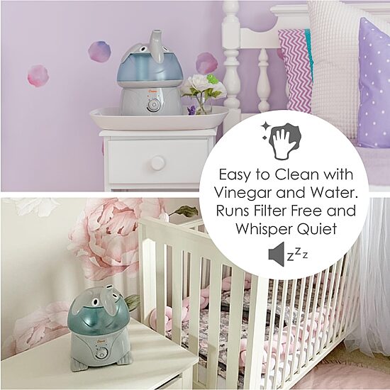 Crane  1 Gallon Ultrasonic Cool Mist Humidifier - Elephant
