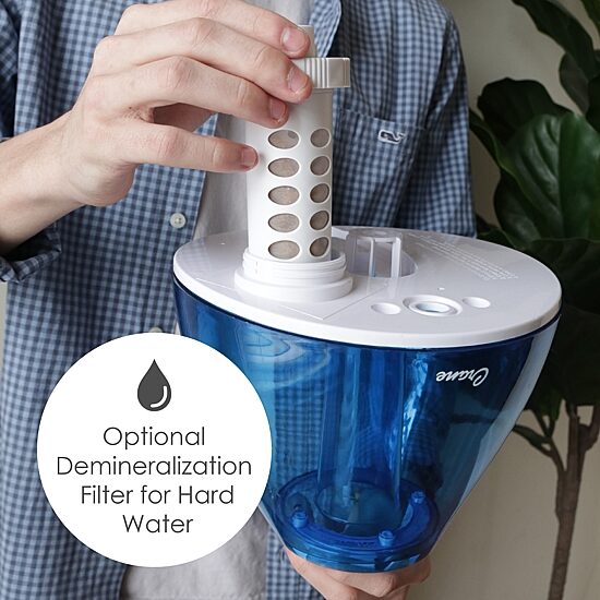 Crane Drop 1 Gallon Ultrasonic Cool Mist Humidifier - Blue/White
