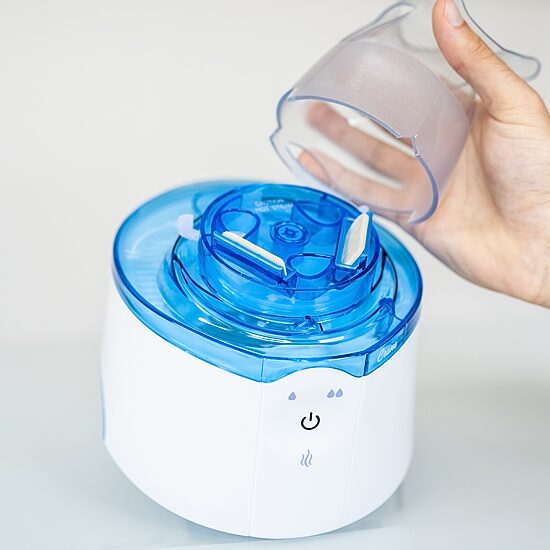 Crane 0.5 Gallon 2-In-1 Warm Mist Humidifier & Personal Steam Inhaler