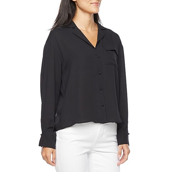 Worthington Womens Long Sleeve Regular Fit Button-Down Shirt