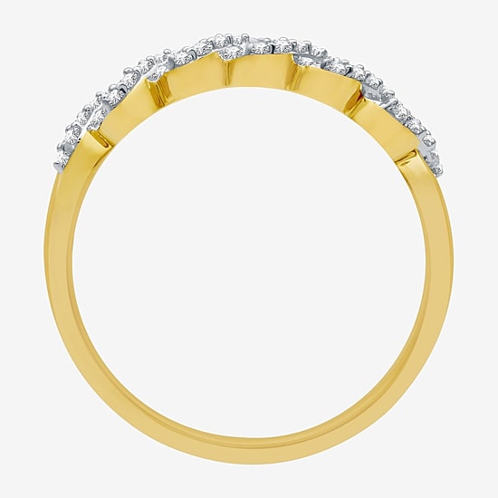 I Said Yes (H-I / I1) Womens 1/4 CT. T.W. Lab Grown White Diamond Sterling Silver Anniversary Wedding Band