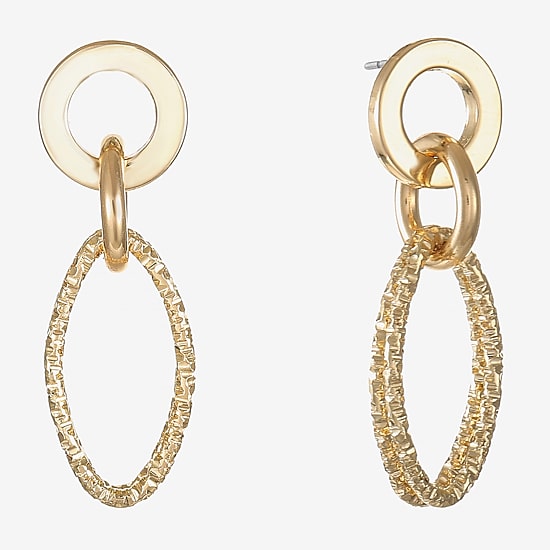 Liz Claiborne Womens Hypoallergenic Drop Earrings