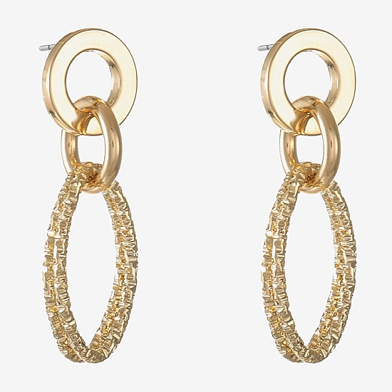 Liz Claiborne Womens Hypoallergenic Drop Earrings