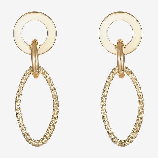 Liz Claiborne Womens Hypoallergenic Drop Earrings