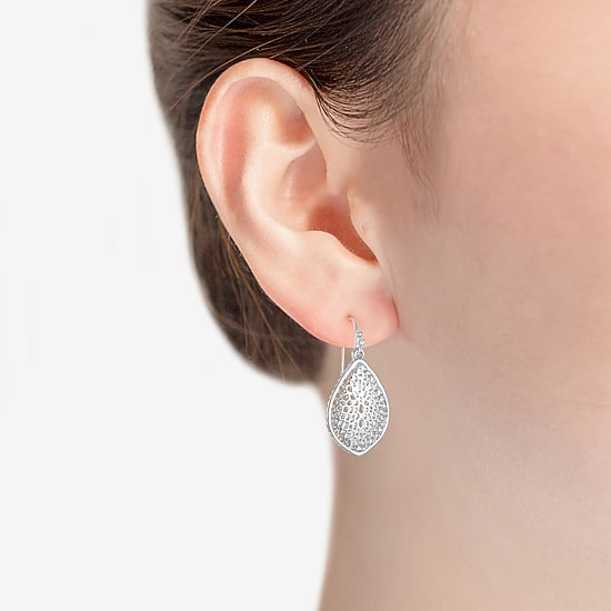 Liz Claiborne Filigree Womens Drop Earrings