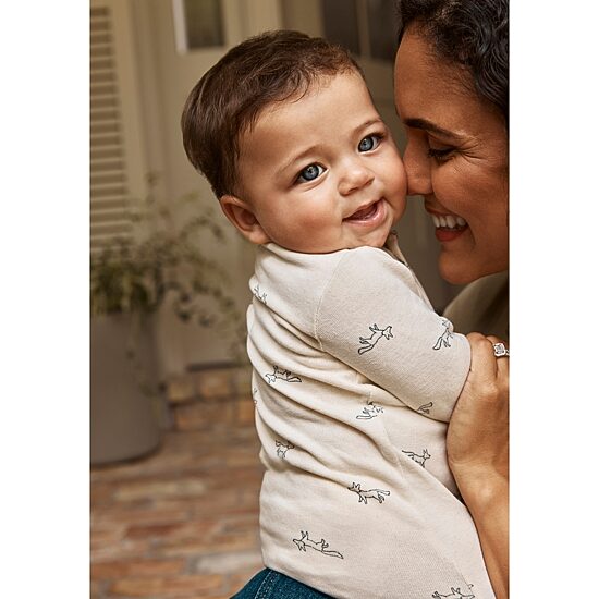 Carter's Baby Boys Crew Neck Long Sleeve 2-pc. Jumpsuit