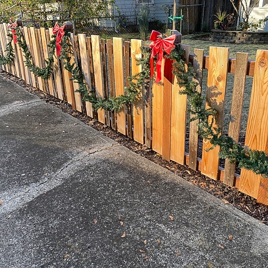 100' x 8'' Green Commercial Length Canadian Pine Artificial Christmas Garland  Unlit