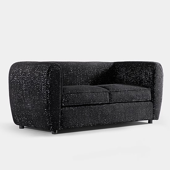 Furniture of America™ Katie Track-Arm Upholstered Loveseat