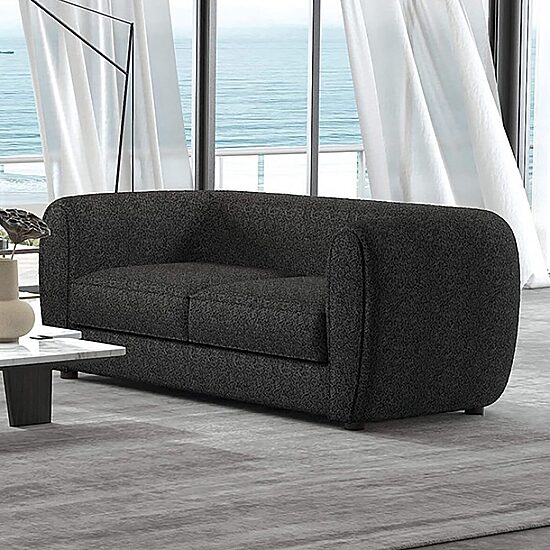 Furniture of America™ Katie Track-Arm Upholstered Loveseat