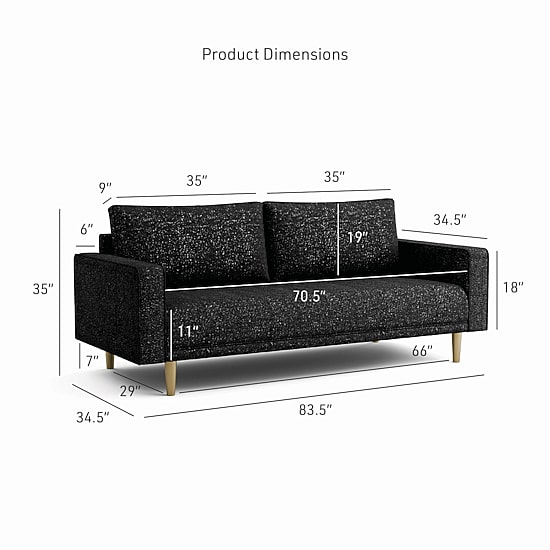 Furniture of America™ Megan Track-Arm Sofa
