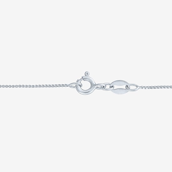 Womens Gemstone Sterling Silver Pear Pendant Necklace
