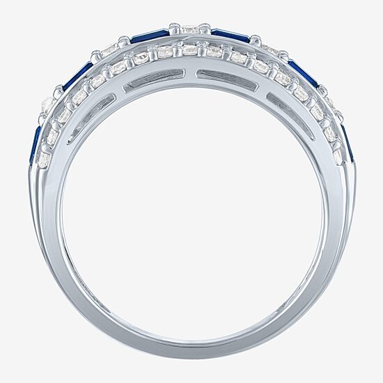 (G-H/Si2-I1) Womens 3.5MM 1/2 CT. T.W. Lab Grown 10K Gold Wedding Band