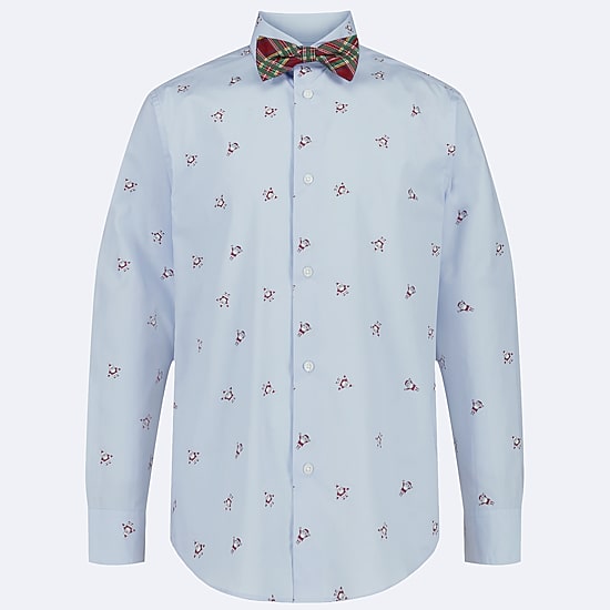 TFW Little & Big Kid Boys Long Sleeve Point Collar Shirt + Tie Set