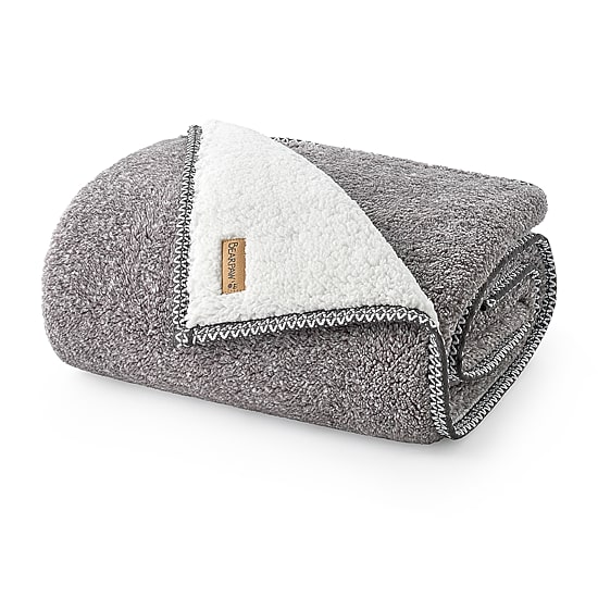 Bearpaw Campton Washable Sherpa Throw