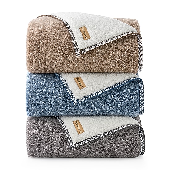 Bearpaw Campton Washable Sherpa Throw