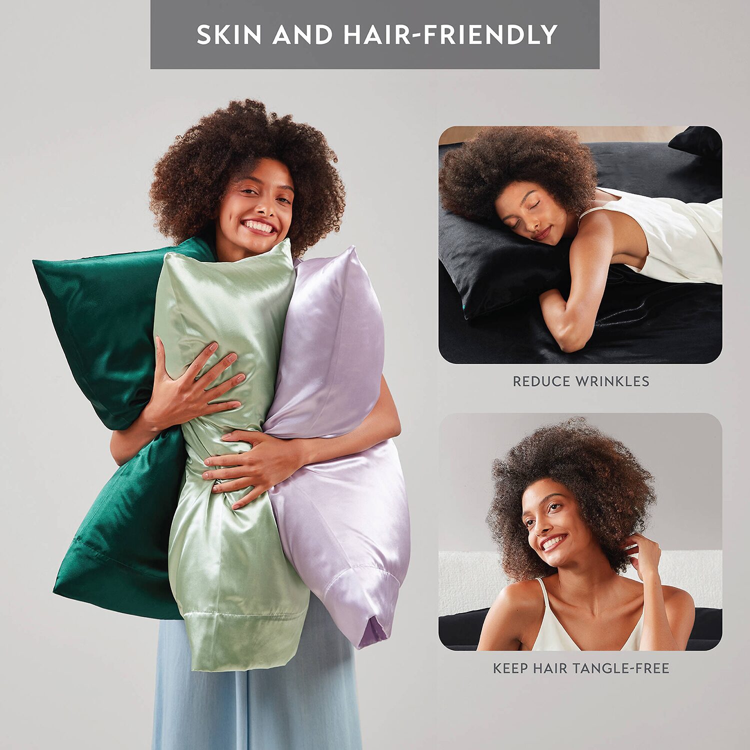 Madison Park Essentials Satin Wrinkle Resistant Pillowcase