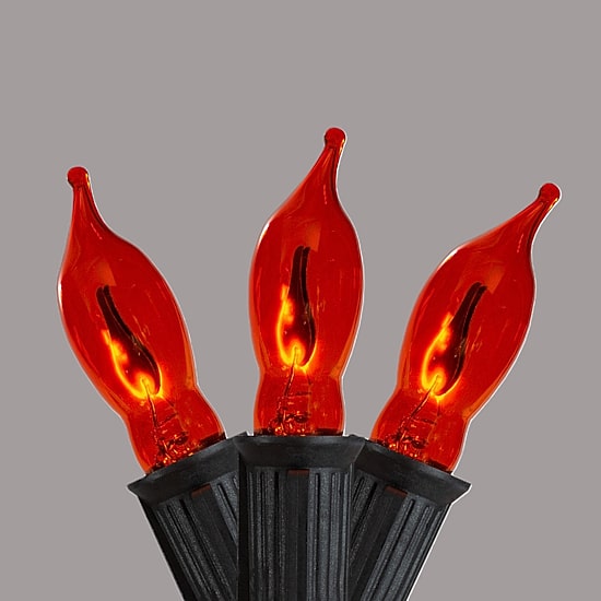 Northlight 9' Flickering Flame C7 String Lights