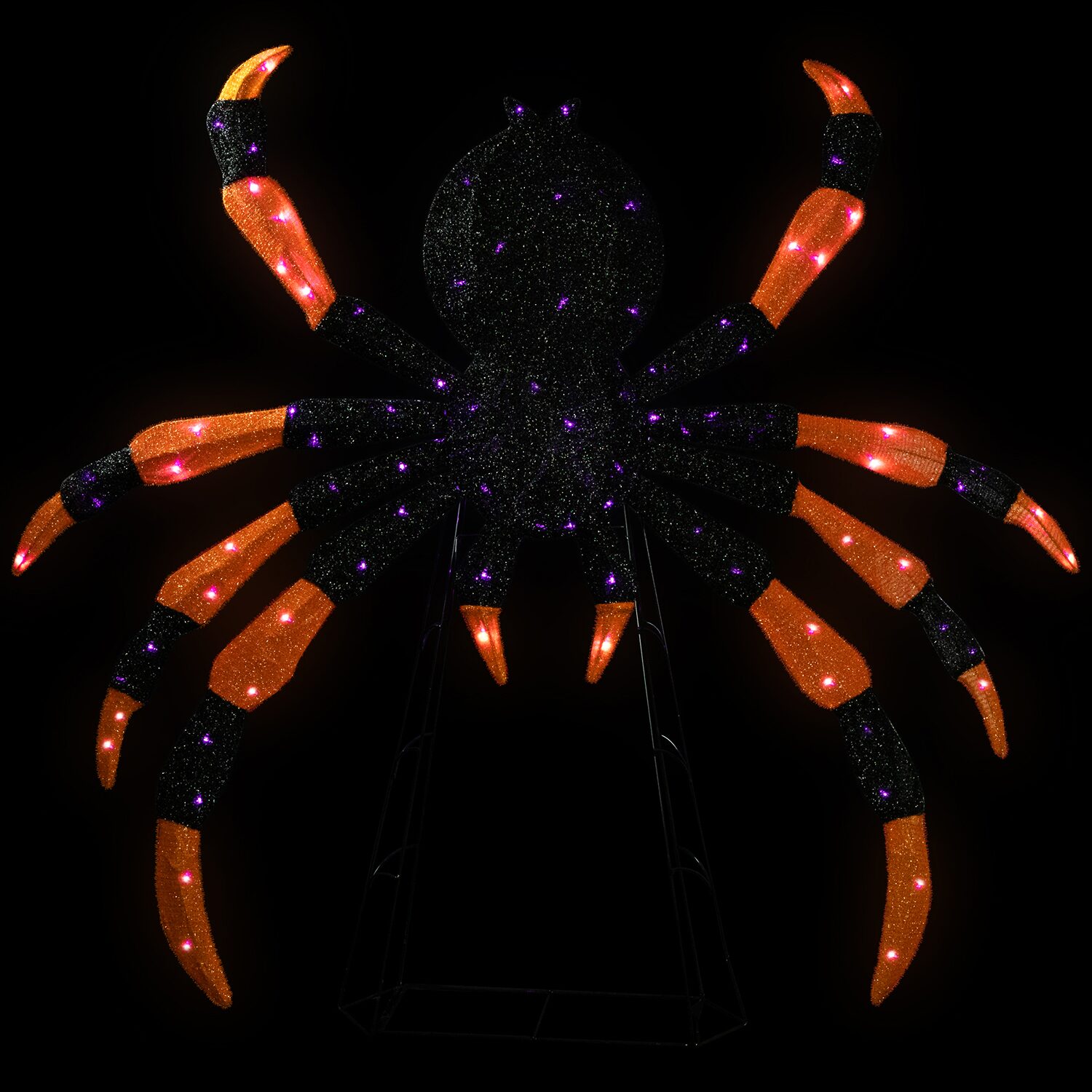Northlight 4.5" Led Lighted Spider Halloween Yard Art