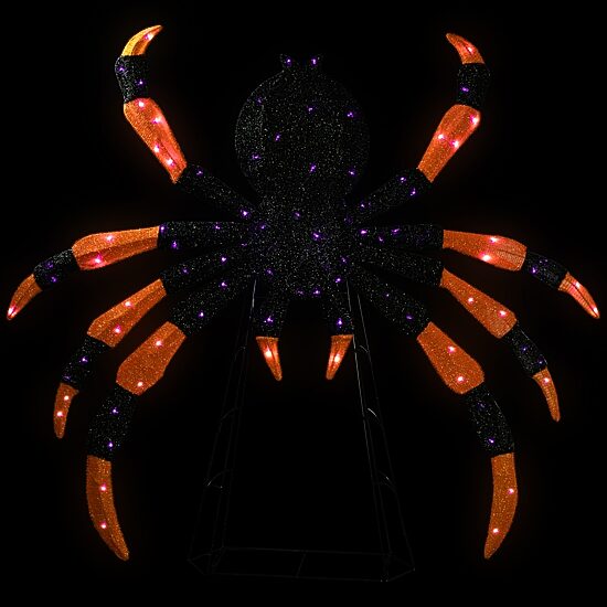 Northlight 4.5" Led Lighted Spider Halloween Yard Art