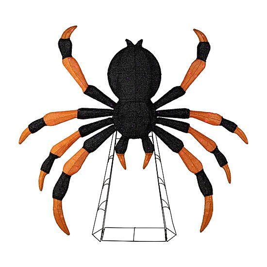 Northlight 4.5" Led Lighted Spider Halloween Yard Art