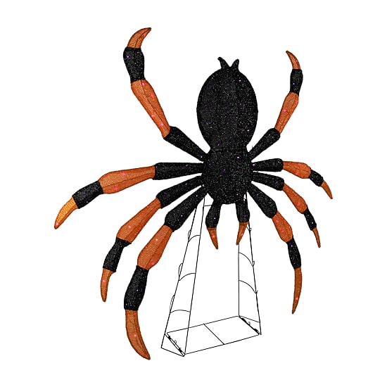 Northlight 4.5" Led Lighted Spider Halloween Yard Art