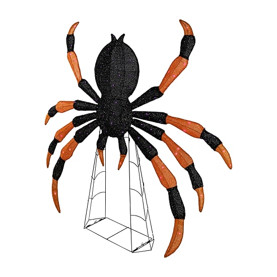 Northlight 4.5" Led Lighted Spider Halloween Yard Art