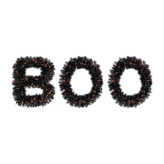 Northlight 18" Lighted Letter "Boo" Halloween Yard Art