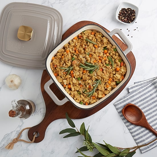 Smith & Clark Cast Iron 4-qt. Square Dutch Oven