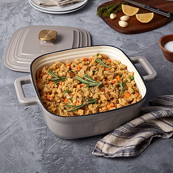 Smith & Clark Cast Iron 4-qt. Square Dutch Oven