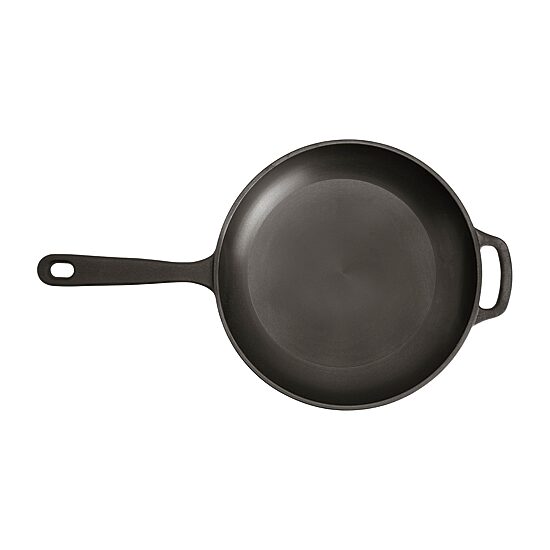 Smith & Clark Pre-Seasoned Cast Iron 12" Skillet with Assist Handle