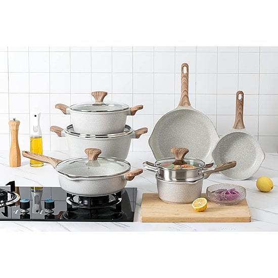 Country Kitchen 15-pc. Durable Non-Stick Cookware Set