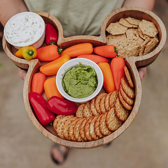 Picnic Time 4-pc. Wood Serving Tray