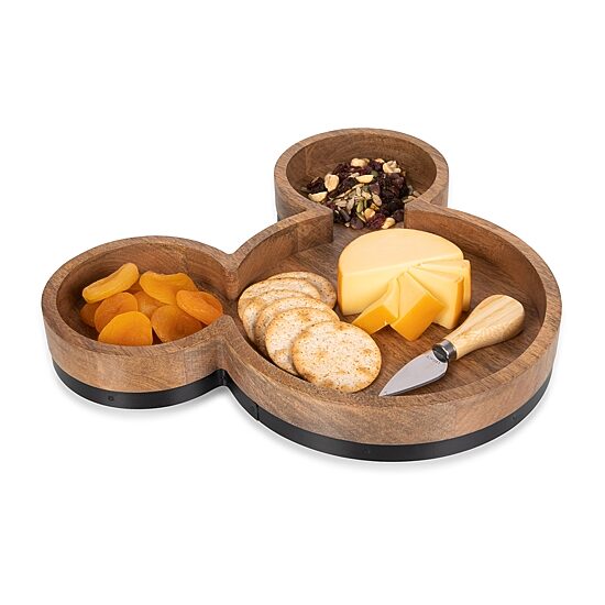 Picnic Time 4-pc. Wood Serving Tray