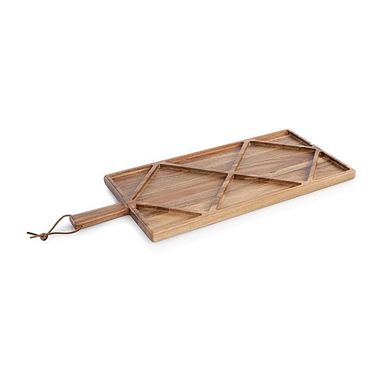 Picnic Time 4-pc. Wood Serving Tray