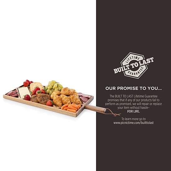 Picnic Time 4-pc. Wood Serving Tray