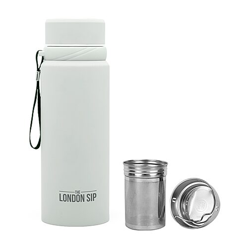 London Sip 25-oz. Water Bottle Tea Infuser, One Size, White