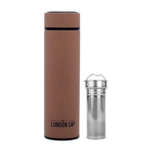 London Sip 16-oz. Water Bottle Tea Infuser, One Size, Brown