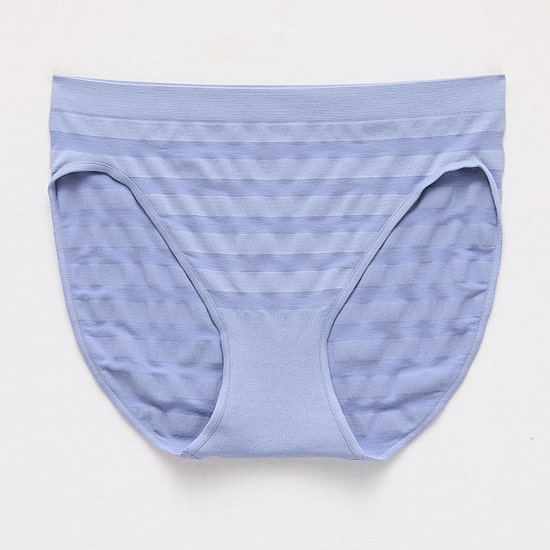 Ambrielle Womens Seamless High Cut Panty