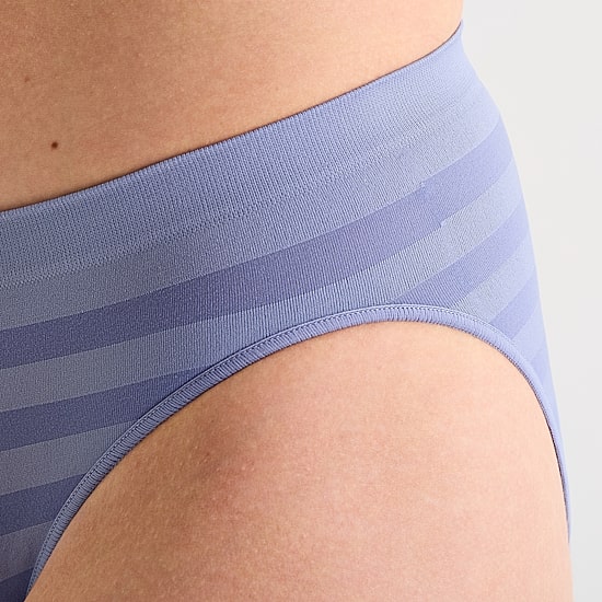 Ambrielle Womens Seamless High Cut Panty