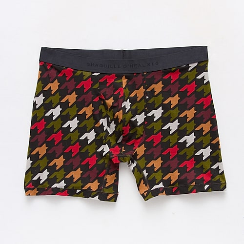 Shaquille O'Neal XLG Mens Big and Tall Boxer Briefs 362988, 6x-large, Black