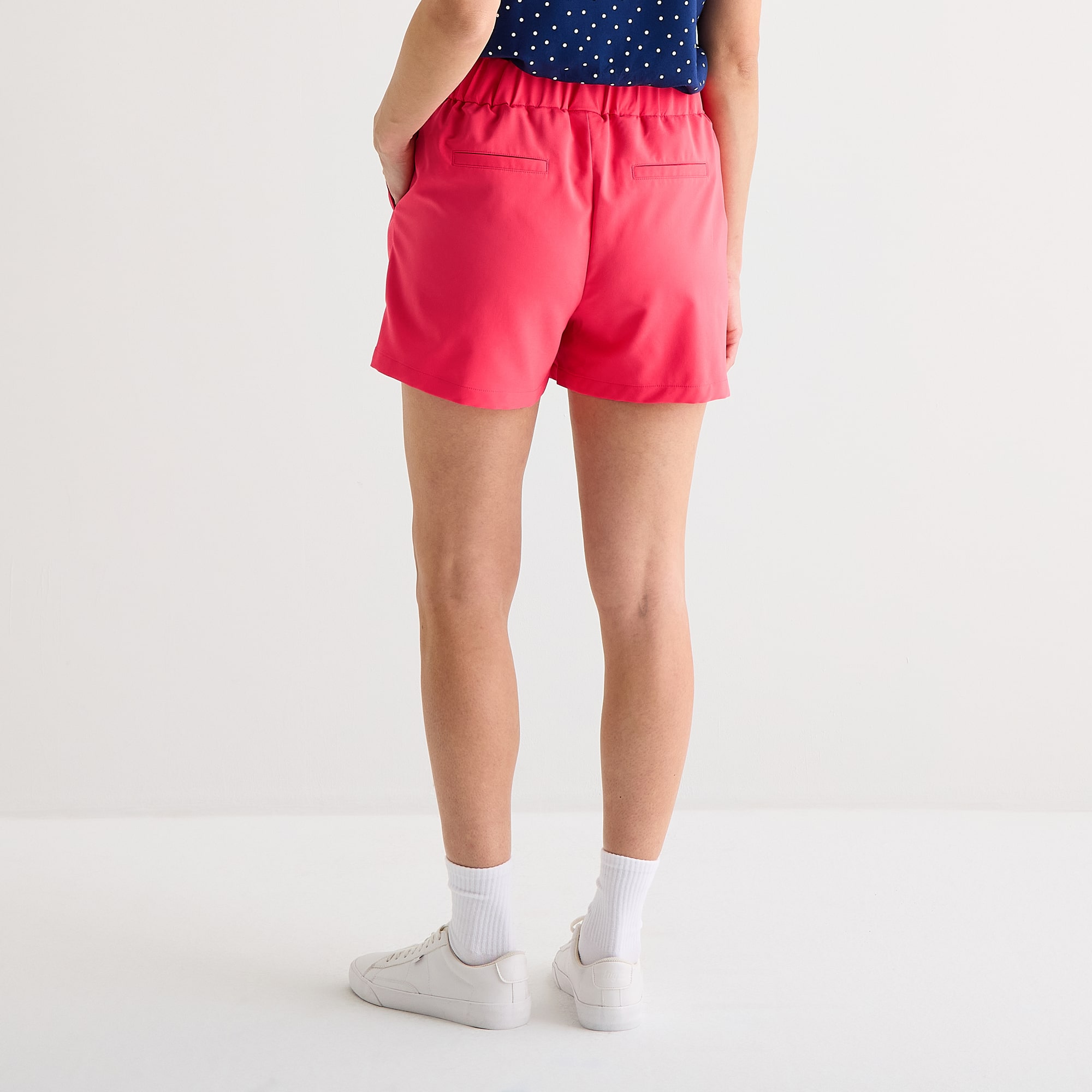 St. John's Bay Womens Mid Rise Pleated Short