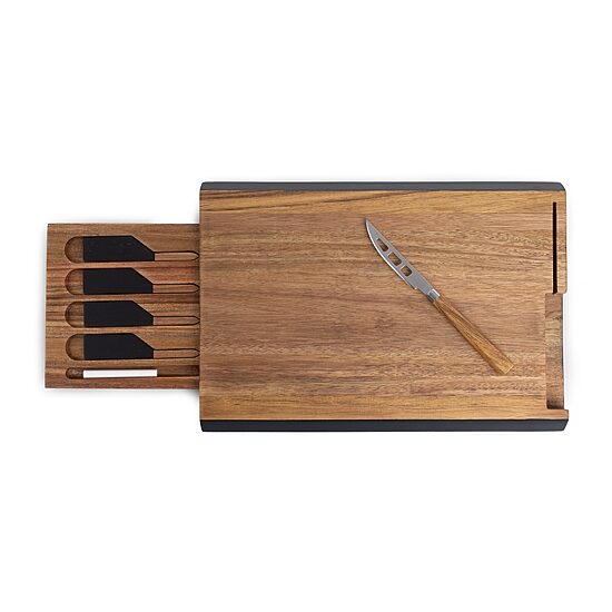 Picnic Time 4-pc. Wood Cheese Board Set
