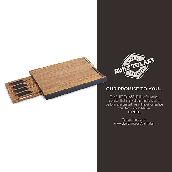 Picnic Time 4-pc. Wood Cheese Board Set
