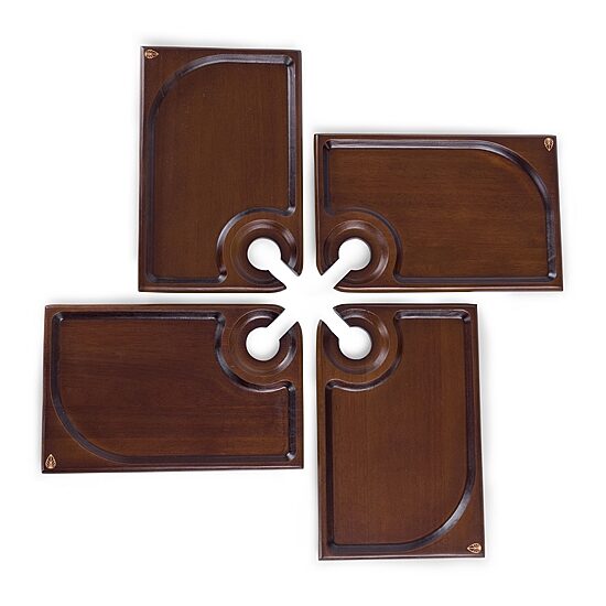 Picnic Time Wood Appetizer Plate