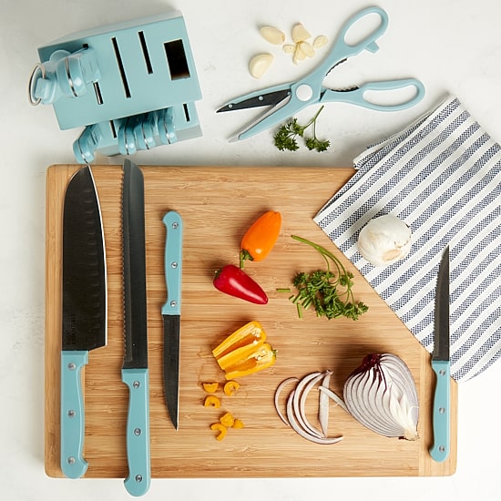 Basic Essentials Stainless Steel 12-pc. Knife Block Set