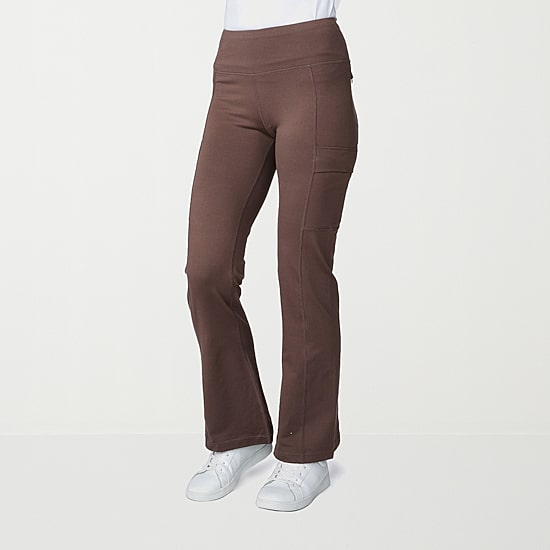 Free Country Womens Wide Leg High Rise Active Pull-On Pant
