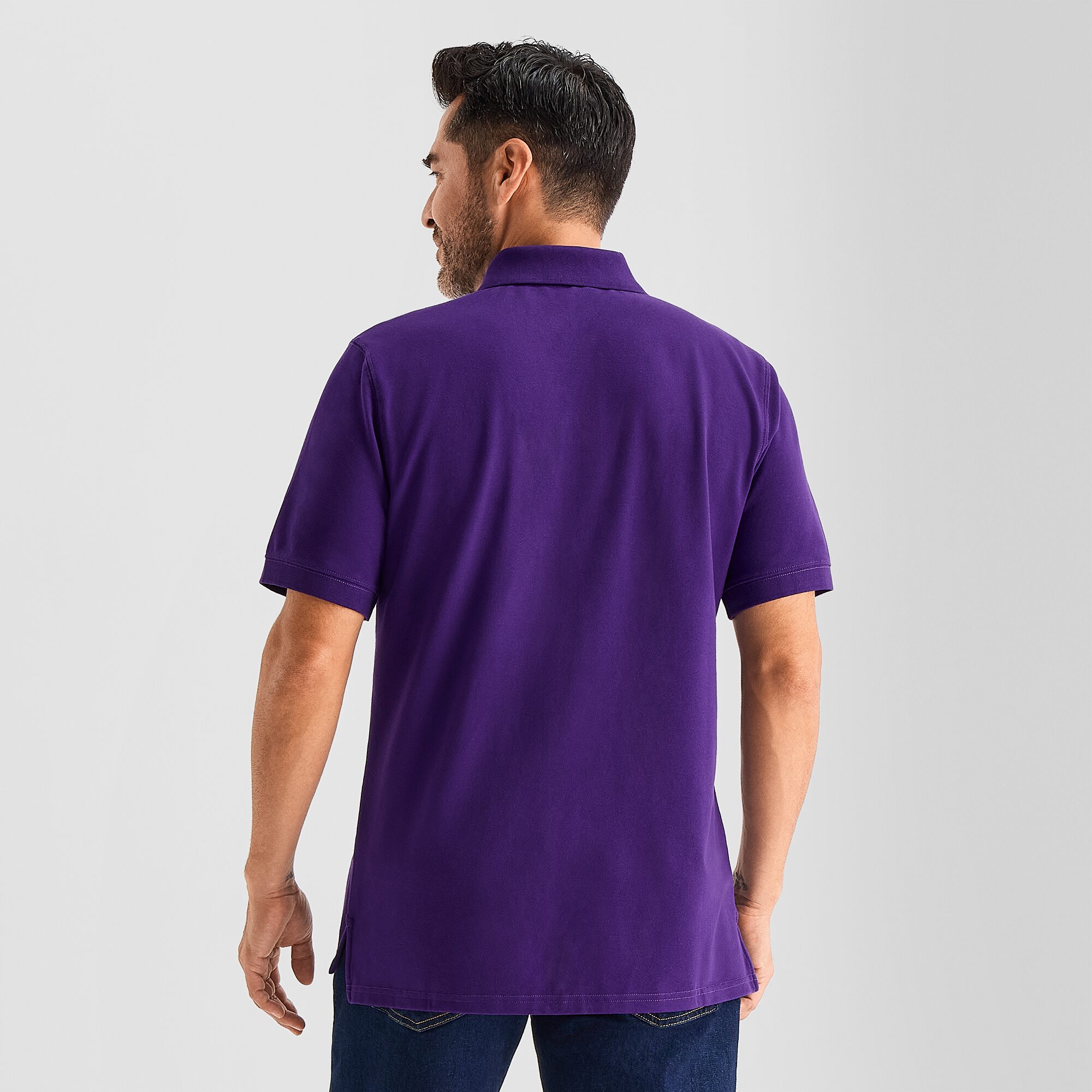 St. John's Bay Premium Stretch Mens Slim Fit Short Sleeve Polo Shirt